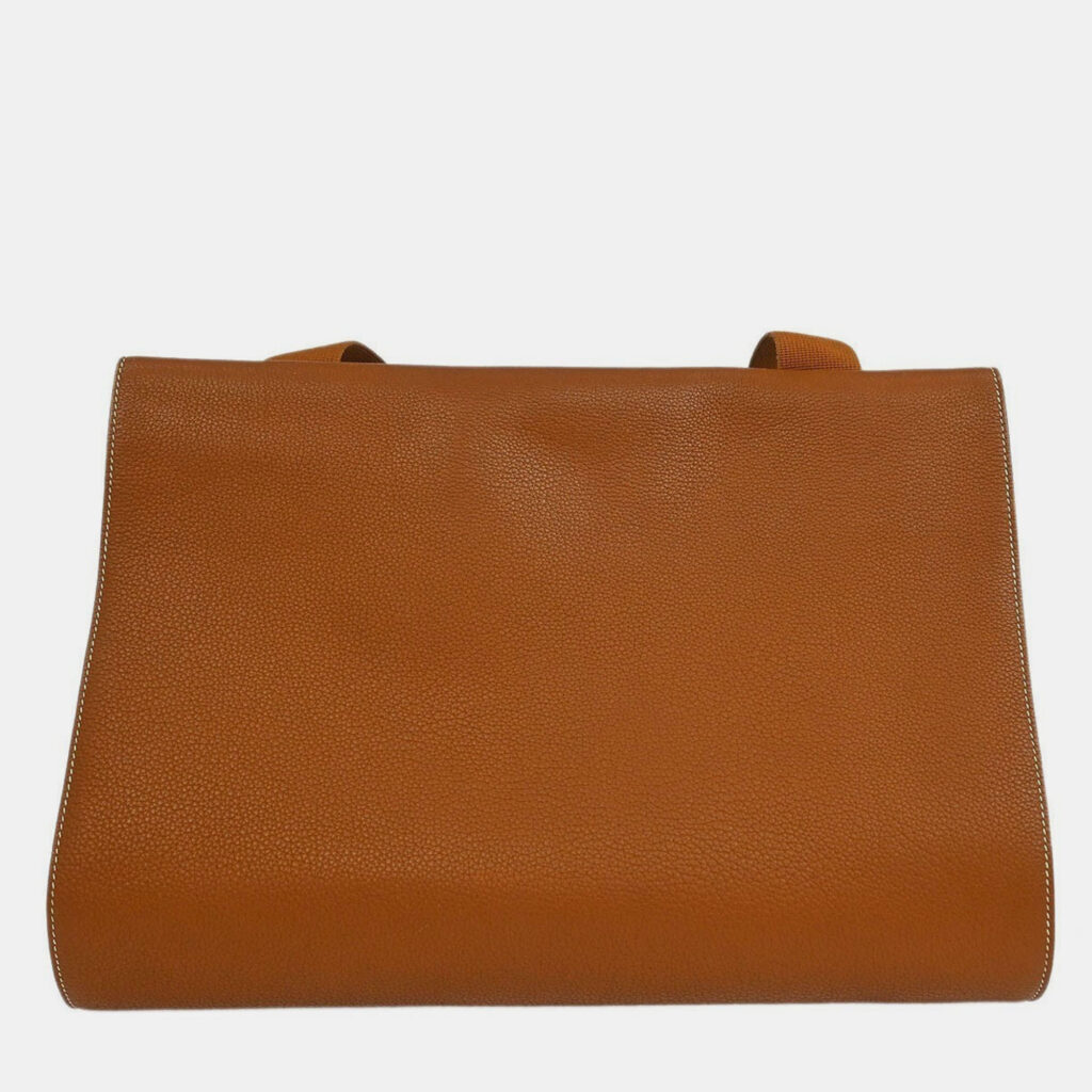 Hermes Gold Taurillon Clemence Sac Yohji Crossbody Messenger Bag Hermes Gold Taurillon Clemence Sac Yohji Crossbody Messenger Bag