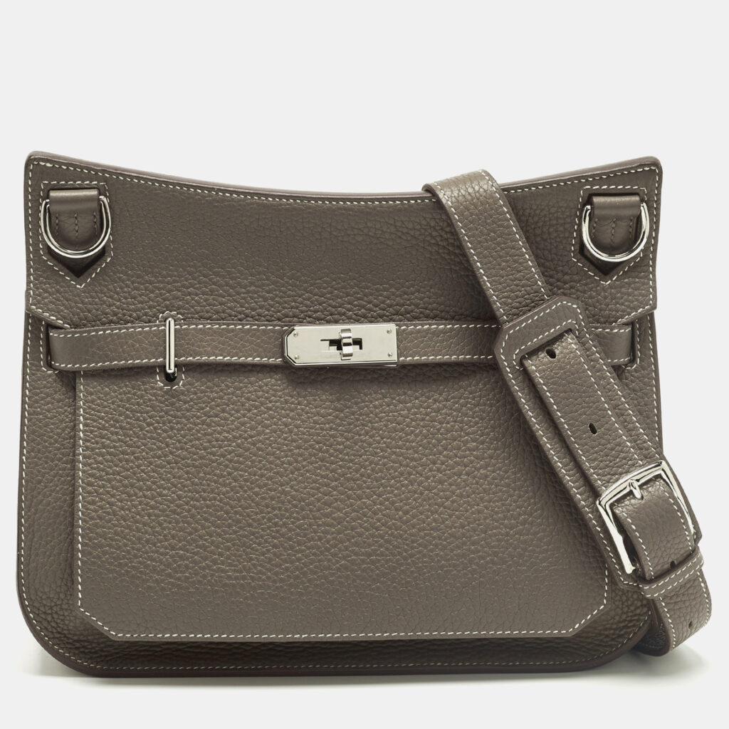 Hermes Etoupe Taurillon Clemence Leather Palladium Finish Jypsiere 28 Bag Hermes Etoupe Taurillon Clemence Leather Palladium Finish Jypsiere 28 Bag