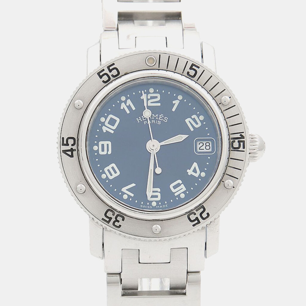 Hermes Clipper CL5.210 Quartz Stainless Steel Women's Wristwatch 28 mm Hermes Clipper CL5.210 Quartz Stainless Steel Women's Wristwatch 28 mm