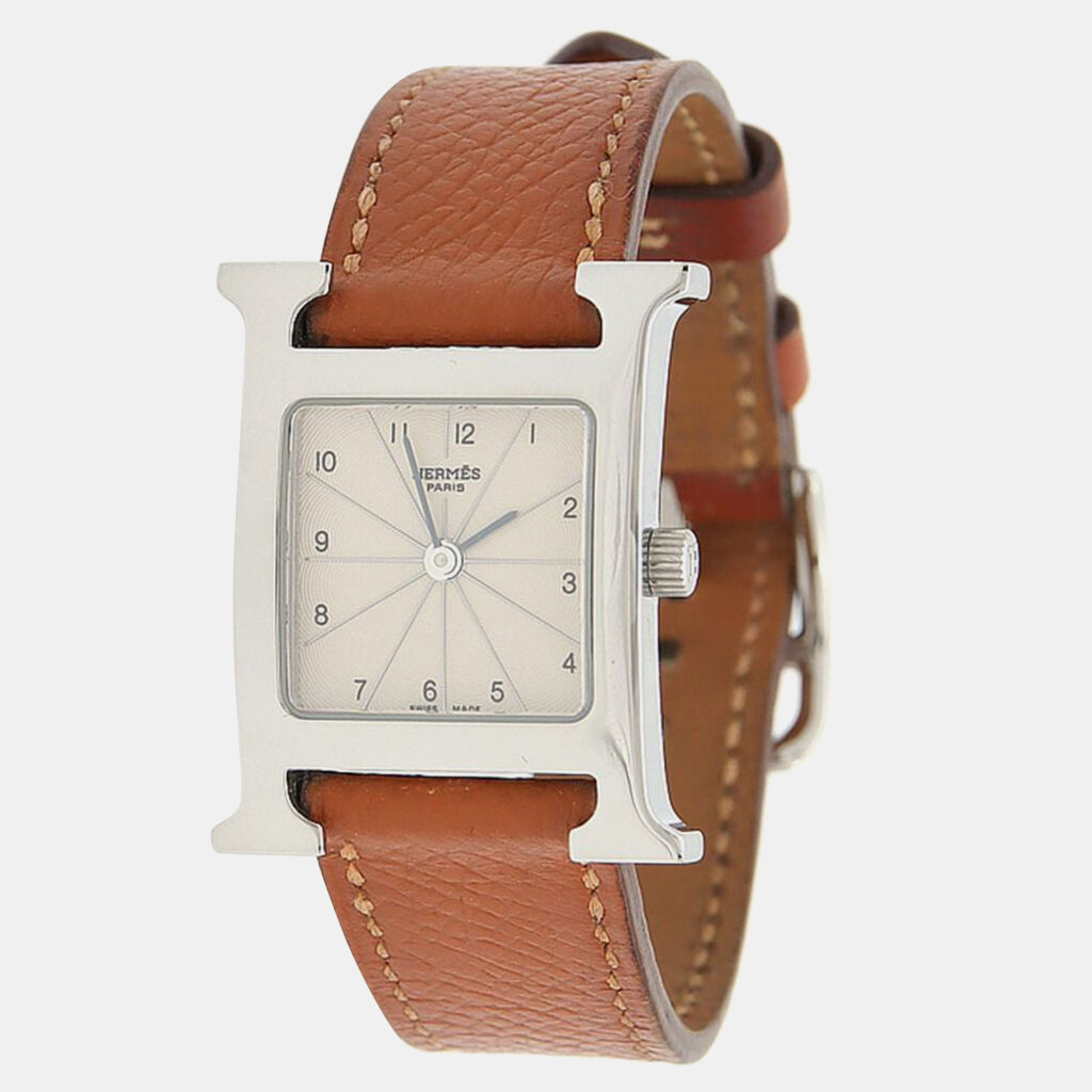 Hermes H Heure HH1.210 Quartz Stainless Steel Women's Wristwatch 21 mm Hermes H Heure HH1.210 Quartz Stainless Steel Women's Wristwatch 21 mm