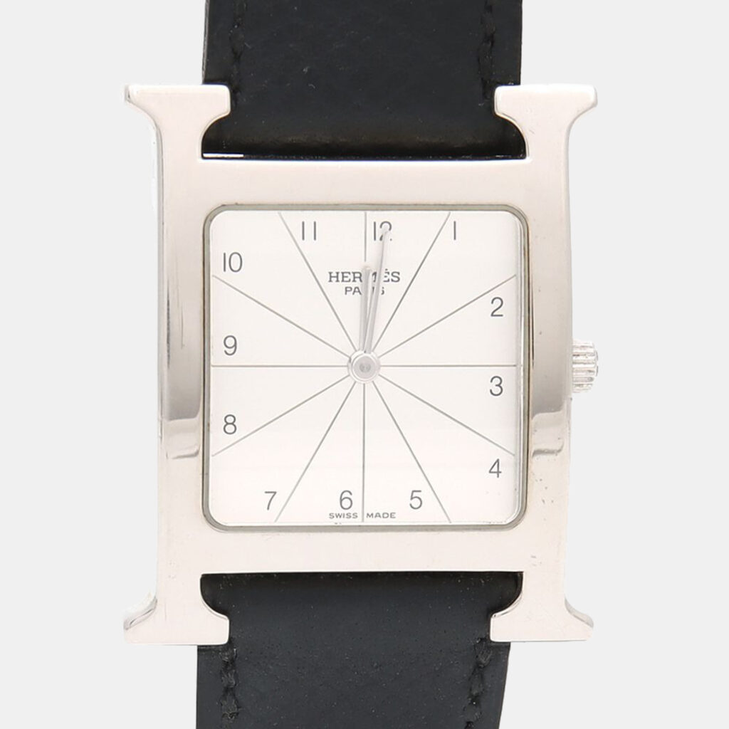 Hermes Heure H HH1.505 Quartz Stainless Steel Womens Wristwatch 26 mm Hermes Heure H HH1.505 Quartz Stainless Steel Womens Wristwatch 26 mm