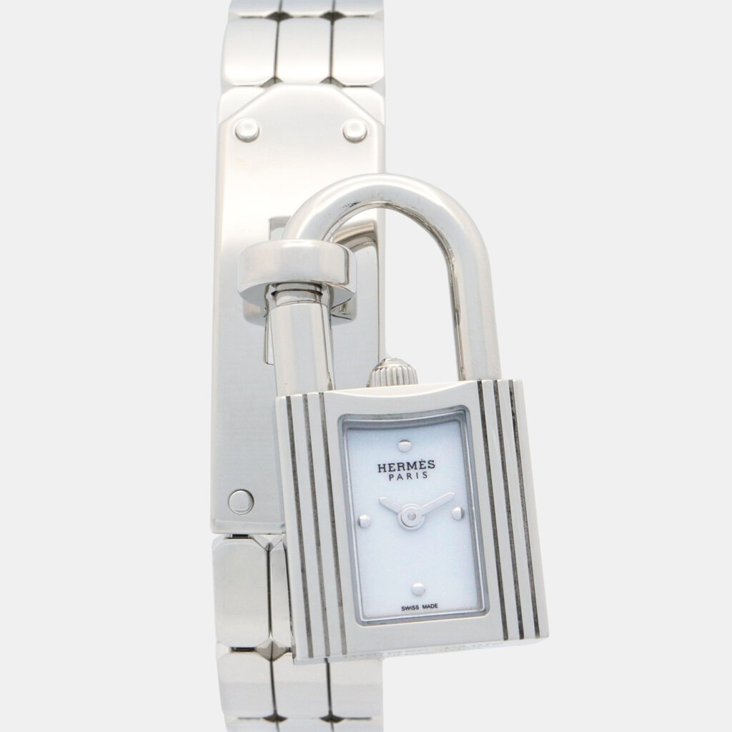 Hermes Kelly W056304WW00 Quartz White Stainless Steel Women's Wristwatch 16 mm Hermes Kelly W056304WW00 Quartz White Stainless Steel Women's Wristwatch 16 mm