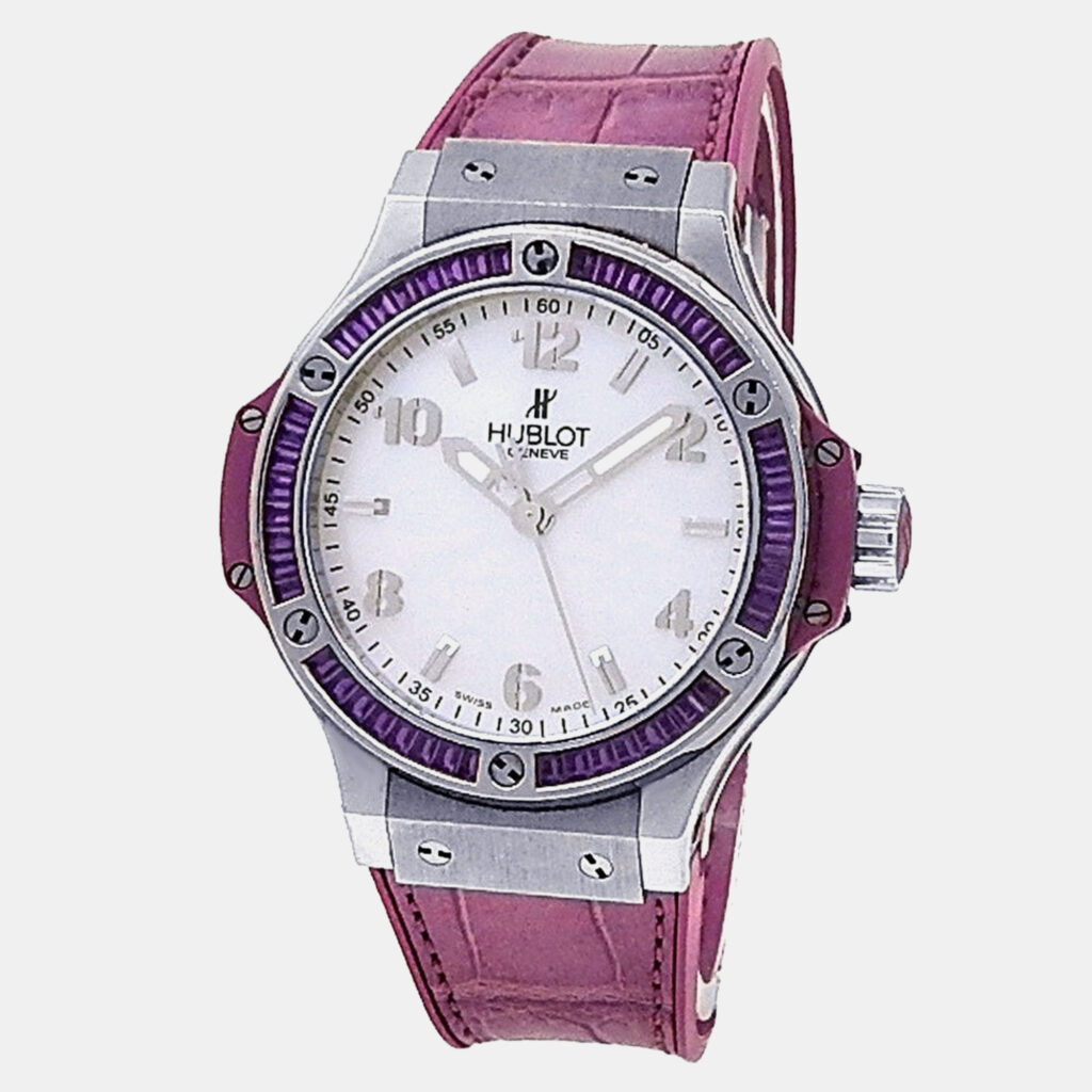 Hublot Big Bang 361.SV.6010.LR.1905 Automatic Mother of Pearl Stainless Steel Women’s Wristwatch 38 mm Hublot Big Bang 361.SV.6010.LR.1905 Automatic Mother of Pearl Stainless Steel Women’s Wristwatch 38 mm