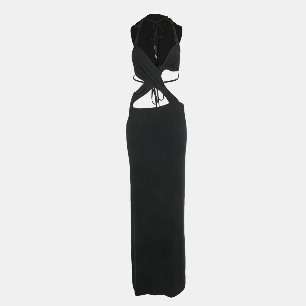 I.Am.Gia Black Jersey Cut-Out Vivienne Dress S I.Am.Gia Black Jersey Cut-Out Vivienne Dress S
