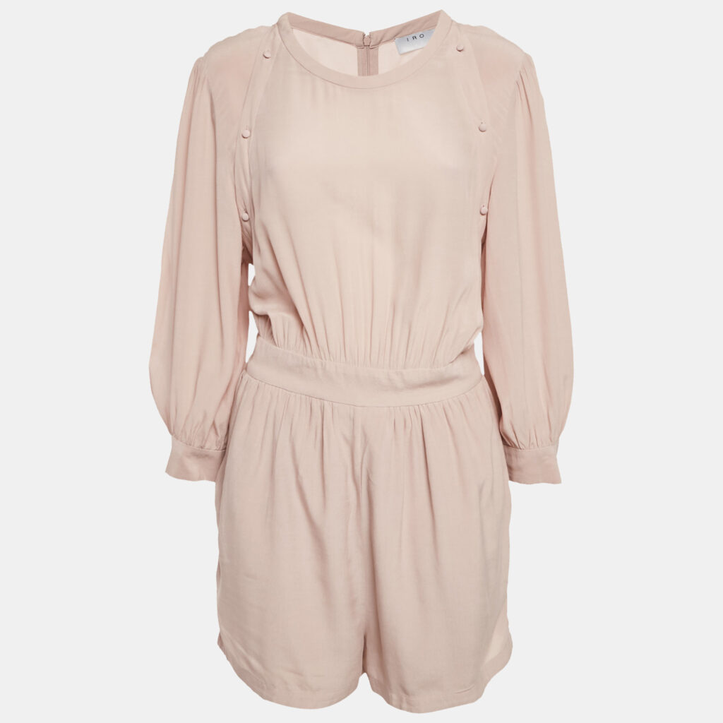 IRO Pink Crepe Nuance Jumpsuit M IRO Pink Crepe Nuance Jumpsuit M