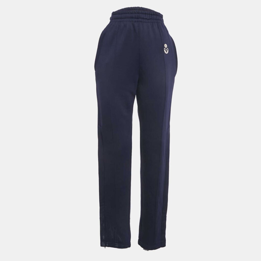 Isabel Marant Etoile Navy Blue Cotton Stretch Inayaki Trousers XS Isabel Marant Etoile Navy Blue Cotton Stretch Inayaki Trousers XS