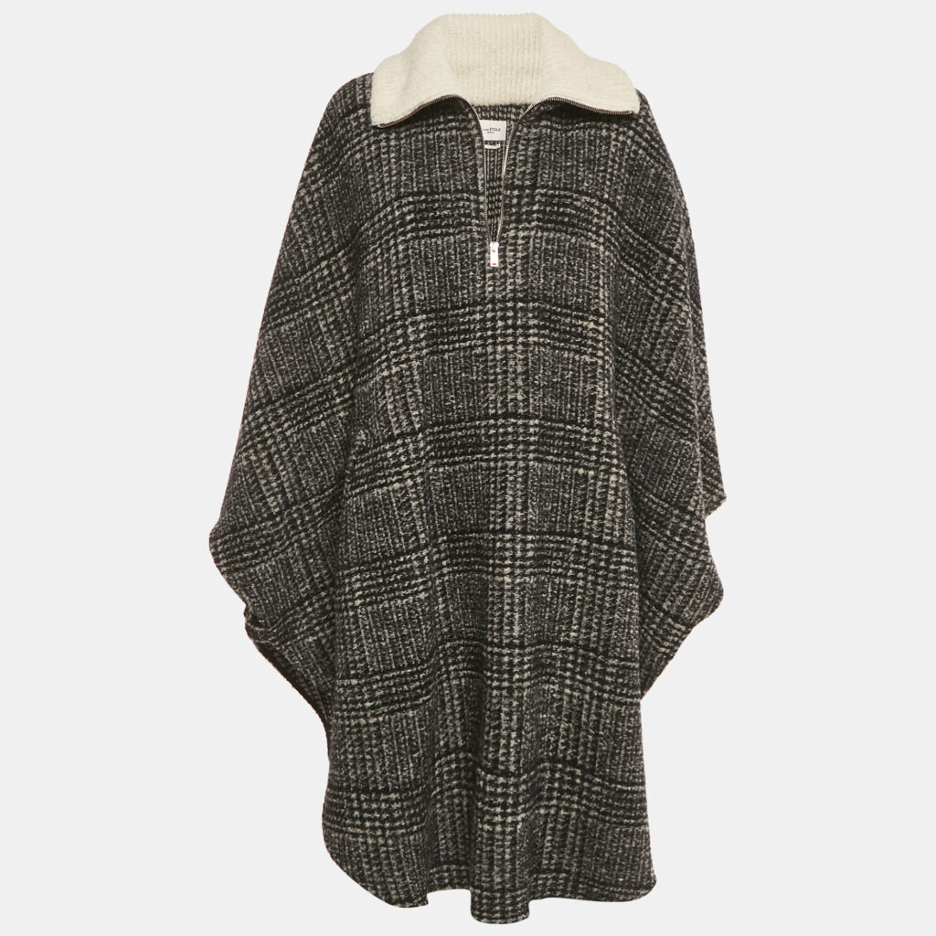 luxury-women-isabel-marant-etoile-new-clothes-p1237650-007-1.jpg Isabel Marant Etoile Grey Checks Wool Cape XS