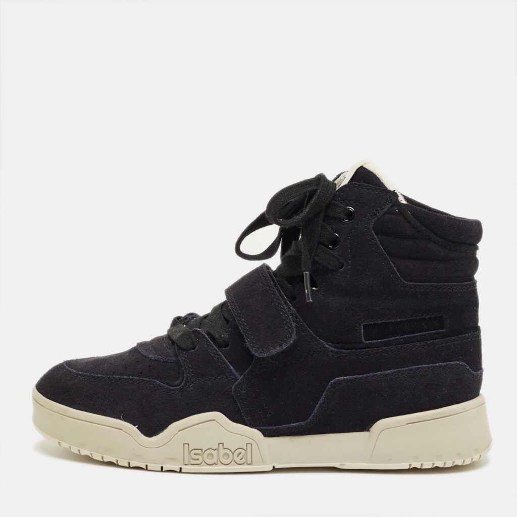 Isabel Marant Navy Blue Suede Alsee Sneakers Size 35 Isabel Marant Navy Blue Suede Alsee Sneakers Size 35