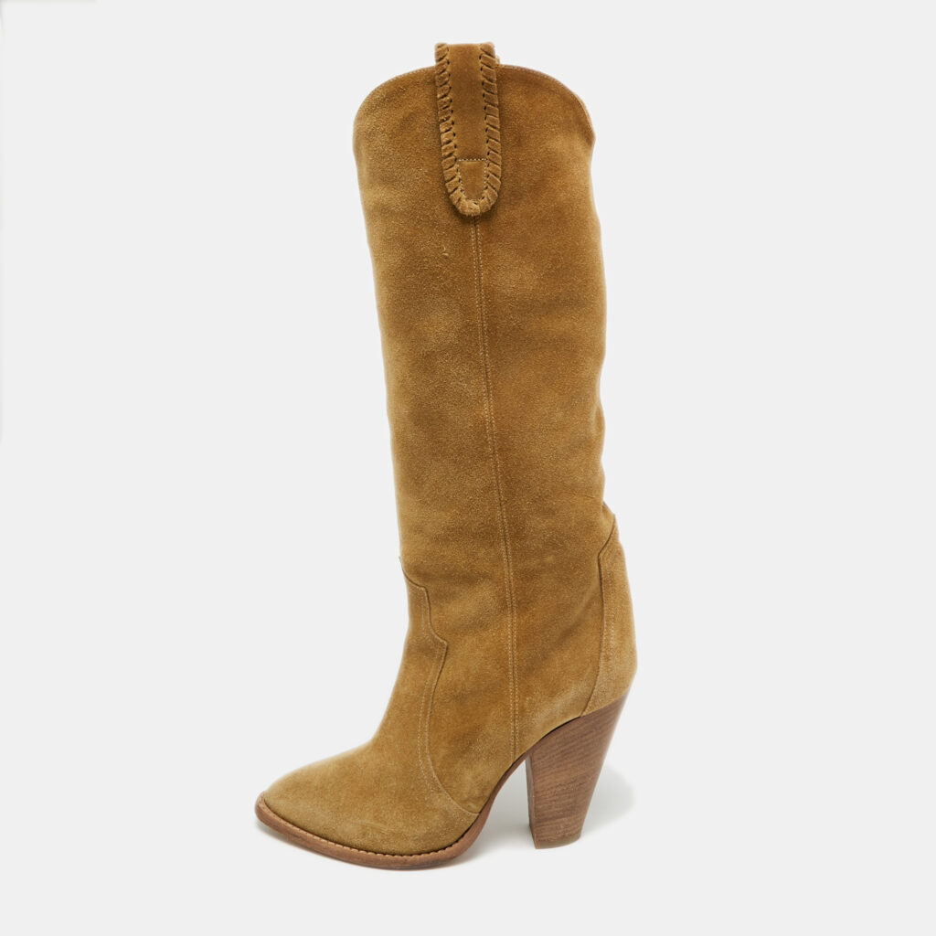 Isabel Marant Size 38 Brown Suede Knee Length Boots