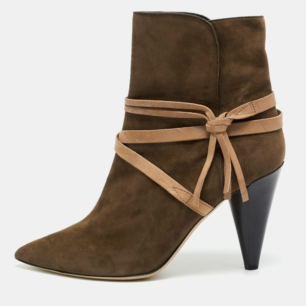 Isabel Marant Size 41 Brown Suede Ankle Length Boots Isabel Marant Size 41 Brown Suede Ankle Length Boots