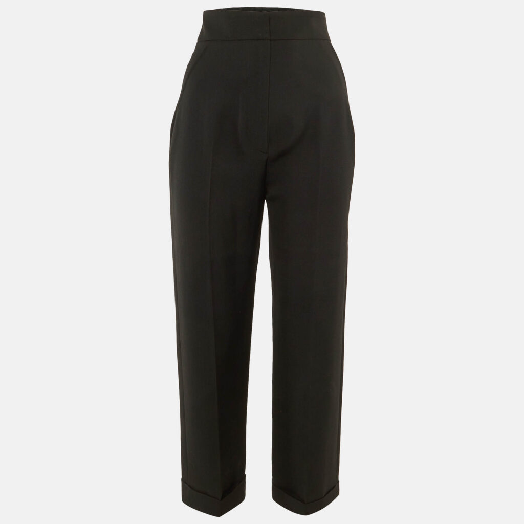 Jacquemus Black Wool Blend Le Souk Trousers S Jacquemus Black Wool Blend Le Souk Trousers S