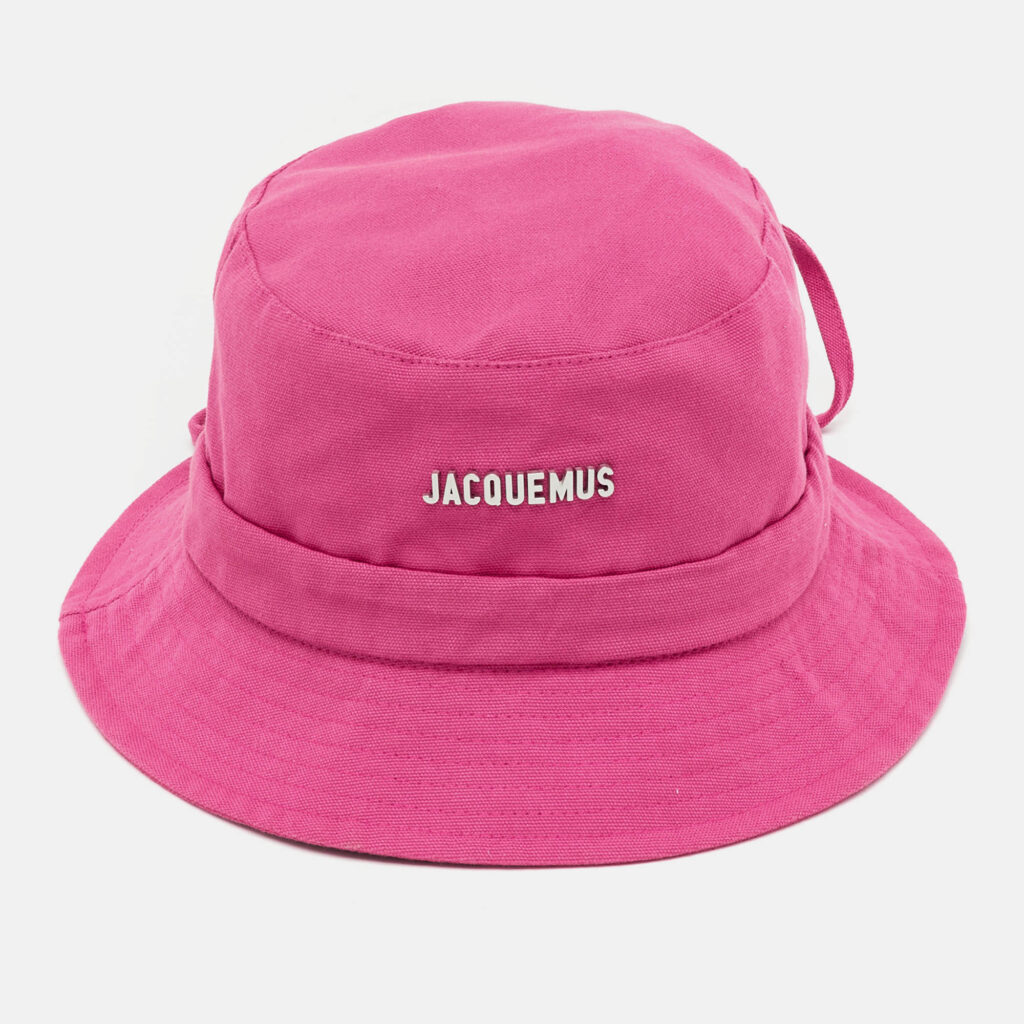 Jacquemus Fuchsia Le bob Gadjo Canvas Bucket Hat Jacquemus Fuchsia Le bob Gadjo Canvas Bucket Hat