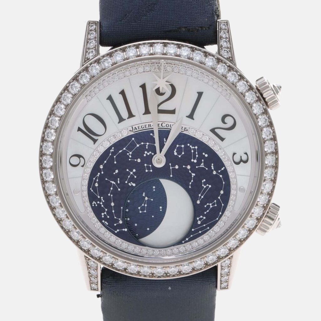 Jaeger-LeCoultre Rendez-Vous Moon Q3533490 Automatic White Diamonds 18K White Gold Women's Wristwatch 39mm Jaeger-LeCoultre Rendez-Vous Moon Q3533490 Automatic White Diamonds 18K White Gold Women's Wristwatch 39mm