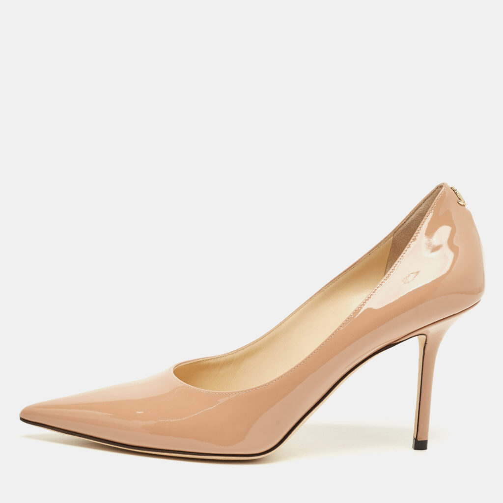 Jimmy Choo Ballet Pink Patent Leather Love Pointed Toe Pumps Size 40 Jimmy Choo Ballet Pink Patent Leather Love Pointed Toe Pumps Size 40