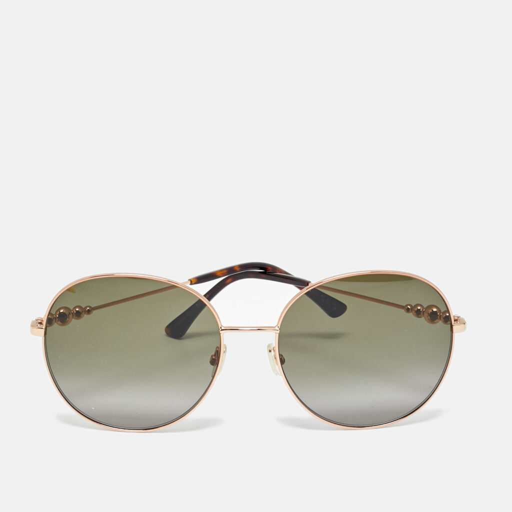 Jimmy Choo Black Gradient Birdie/S 06JHA Round Sunglasses Jimmy Choo Black Gradient Birdie/S 06JHA Round Sunglasses