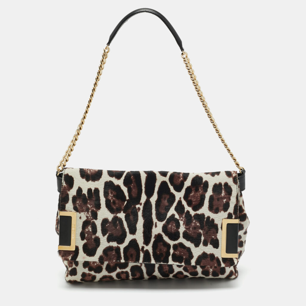 Jimmy Choo Burgundy/Off White Calf Hair Ally Flap Shoulder Bag Jimmy Choo Burgundy/Off White Calf Hair Ally Flap Shoulder Bag