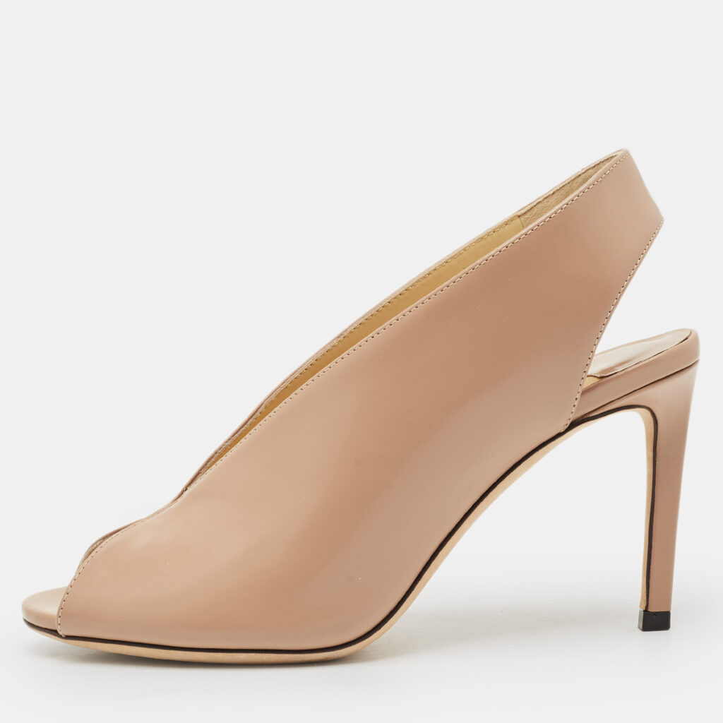 Jimmy Choo Pink Leather Shar Slingback Pumps Size 36 Jimmy Choo Pink Leather Shar Slingback Pumps Size 36