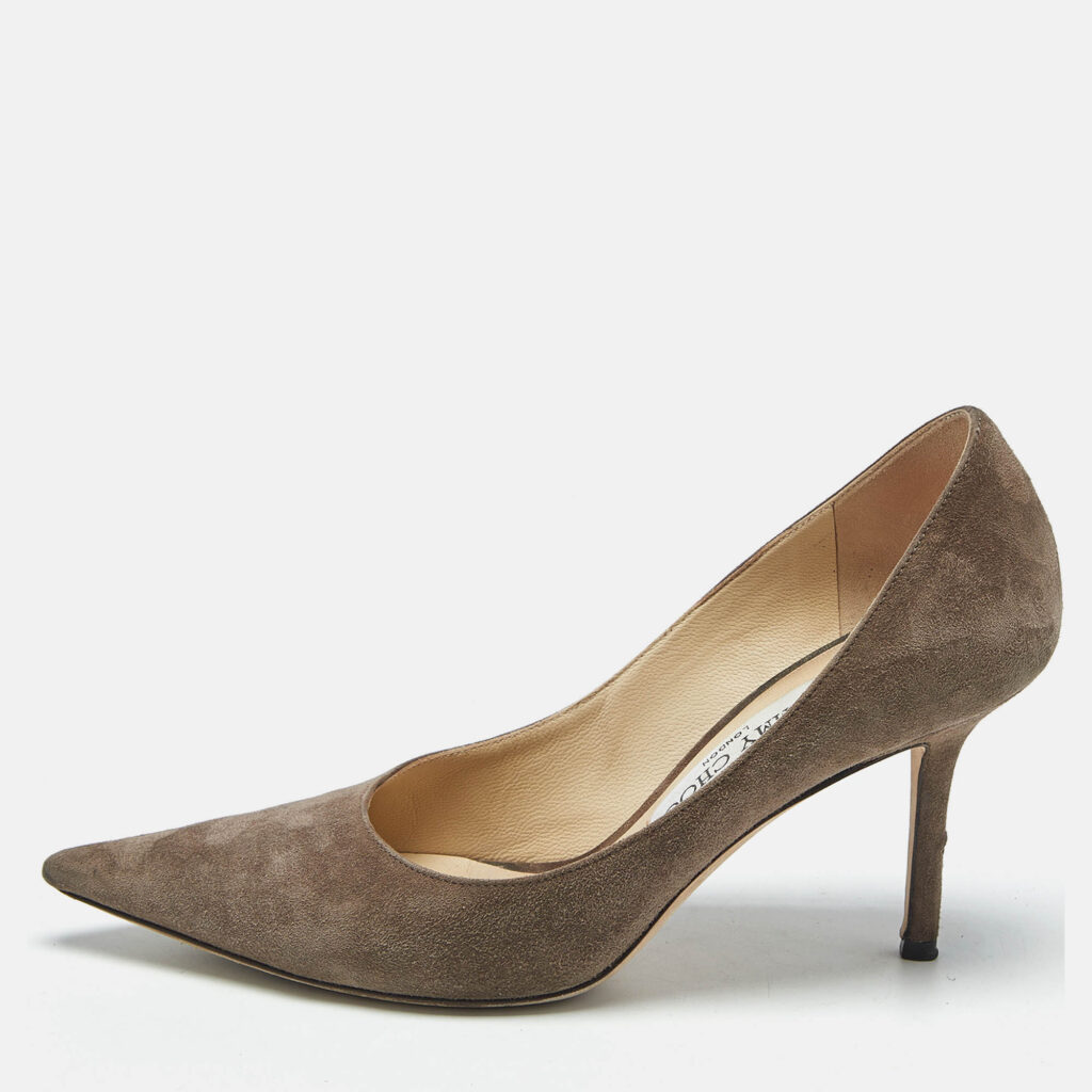Jimmy Choo Beige Suede Romy Pumps Size 36.5 Jimmy Choo Beige Suede Romy Pumps Size 36.5