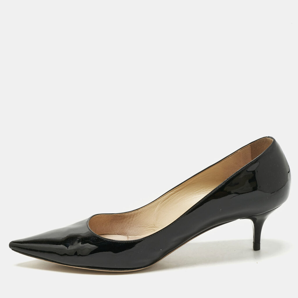 Jimmy Choo Black Patent Leather Romy Pumps Size 40 Jimmy Choo Black Patent Leather Romy Pumps Size 40