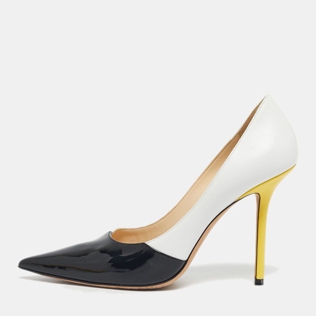 Jimmy Choo Tricolor Leather Love 100 Pointed Toe Pumps Size 40 Jimmy Choo Tricolor Leather Love 100 Pointed Toe Pumps Size 40