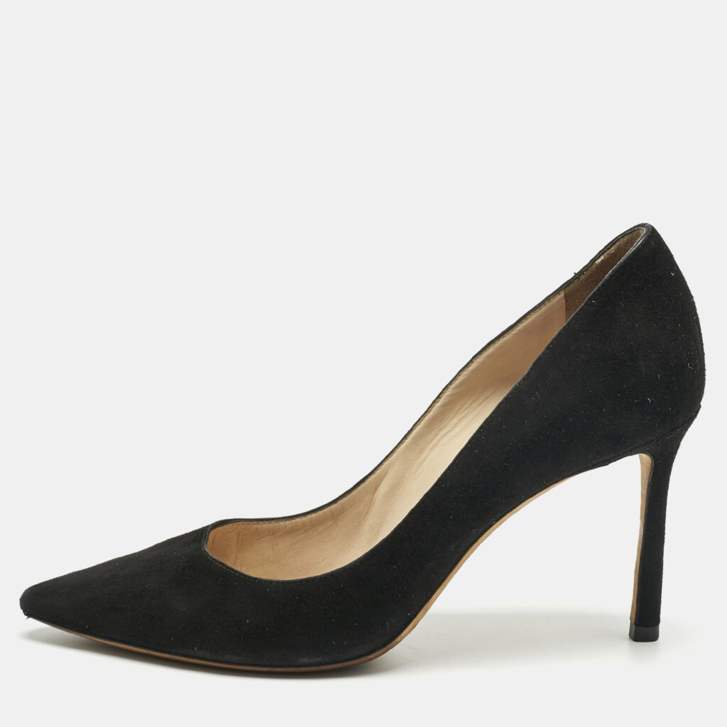 Jimmy Choo Black Suede Abel Pumps Size 36 Jimmy Choo Black Suede Abel Pumps Size 36