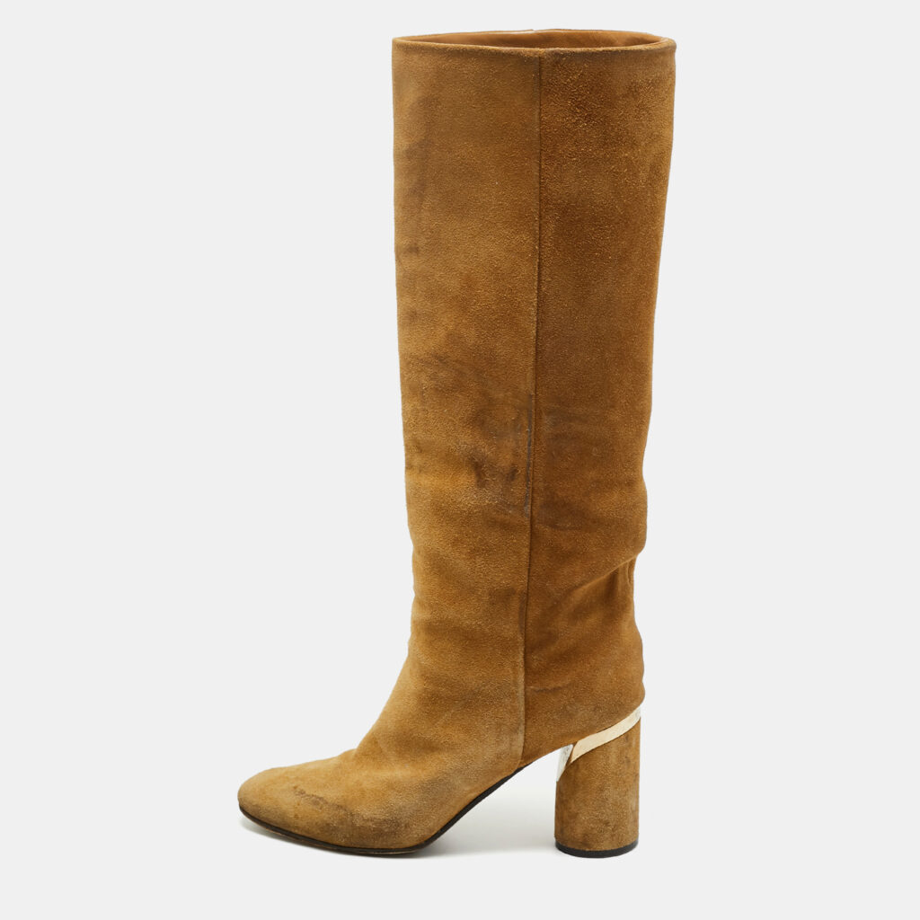 Jimmy Choo Light Brown Suede Lily Knee Length Boots Size 38 Jimmy Choo Light Brown Suede Lily Knee Length Boots Size 38
