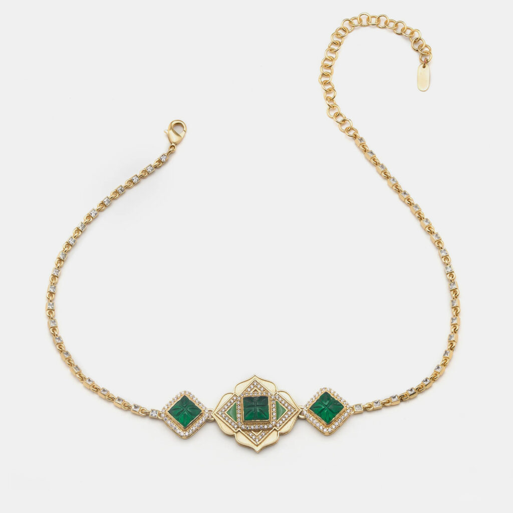 Aulerth x JJ Valaya Rumeli Geometric Choker Aulerth x JJ Valaya Rumeli Geometric Choker