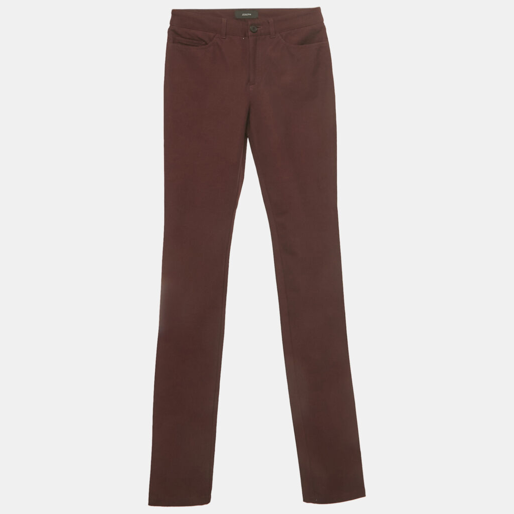 Joseph Burgundy Stretch Gabardine Nino Pants S Joseph Burgundy Stretch Gabardine Nino Pants S