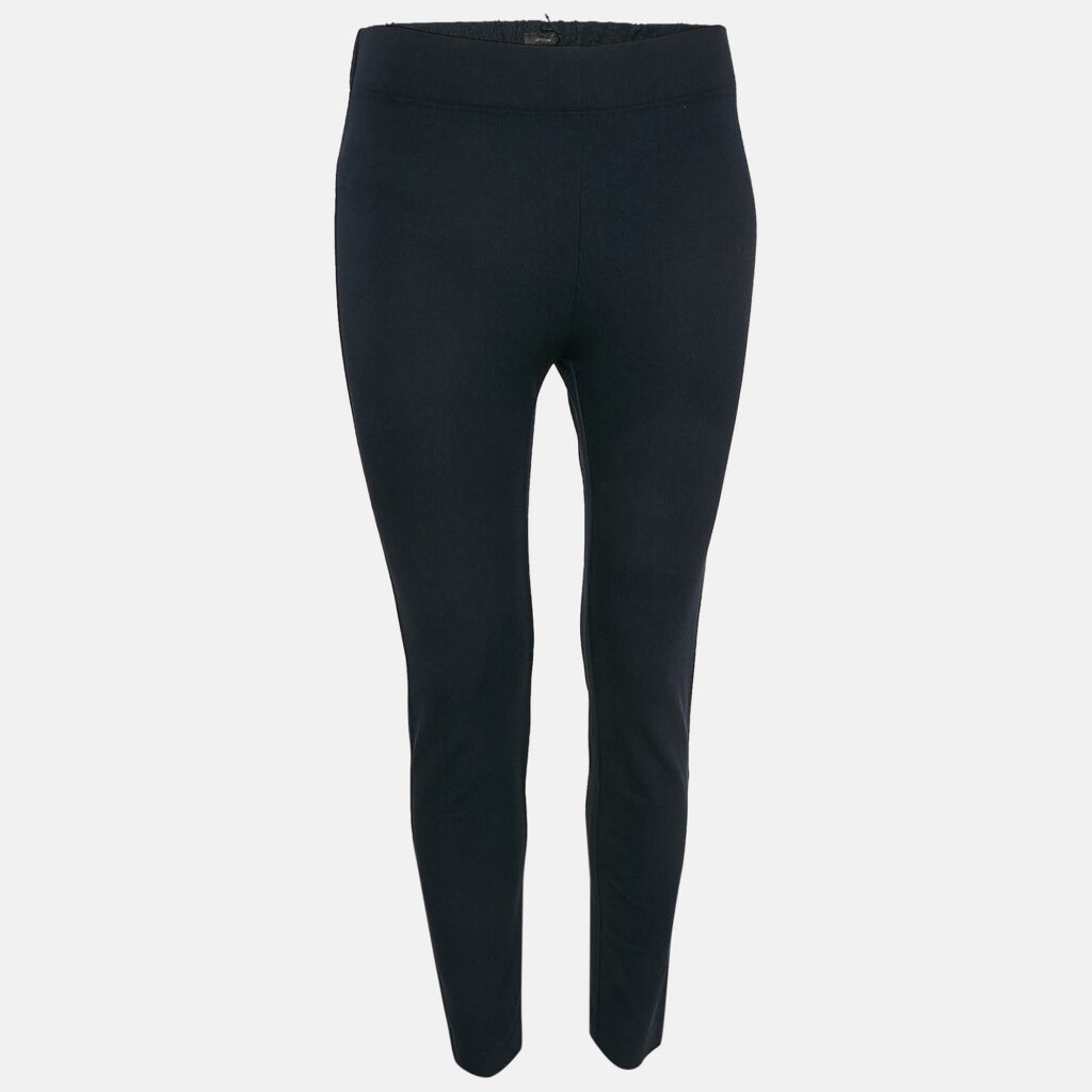 Joseph Navy Blue Stretch Gabardine Leggings M Joseph Navy Blue Stretch Gabardine Leggings M