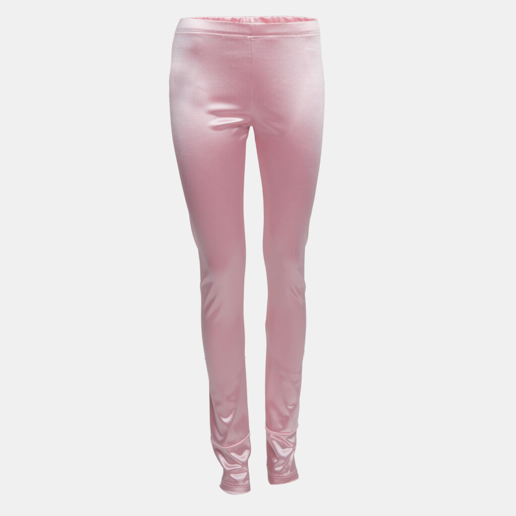 Junya Watanabe Commes Des Garcons Pink Jersey Leggings L Junya Watanabe Commes Des Garcons Pink Jersey Leggings L
