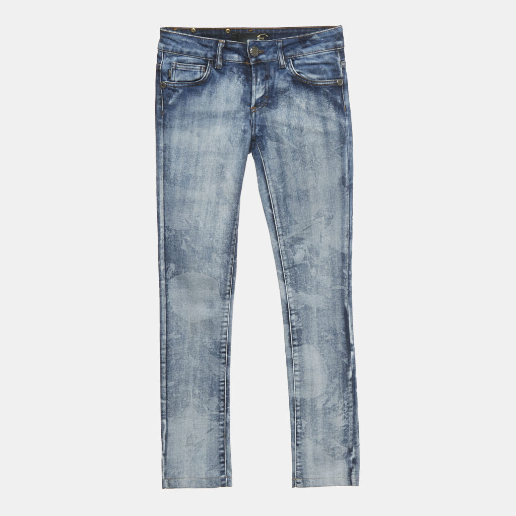 Just Cavalli Blue Patterned Denim Skinny Jeans S Waist 25" Just Cavalli Blue Patterned Denim Skinny Jeans S Waist 25"