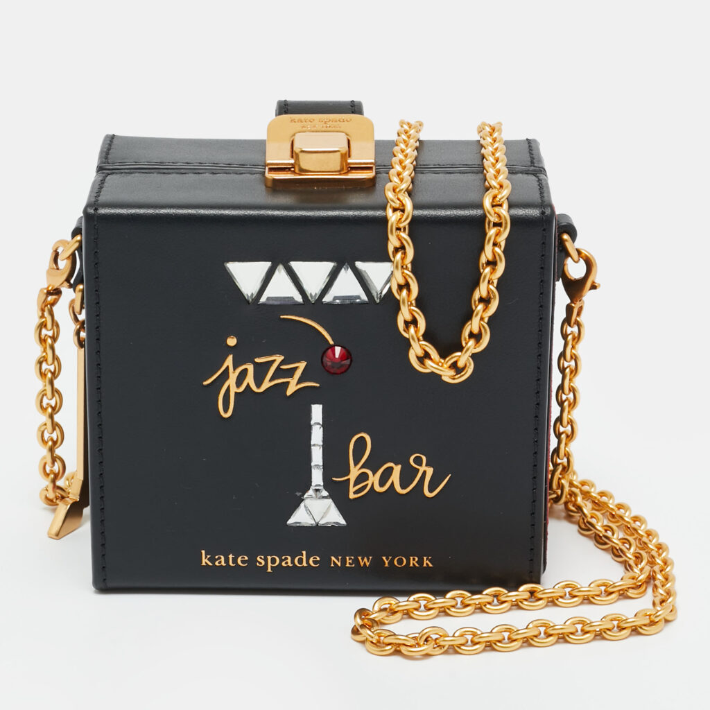 Kate Spade Black Leather Micro Matchbox Crossbody Bag Kate Spade Black Leather Micro Matchbox Crossbody Bag