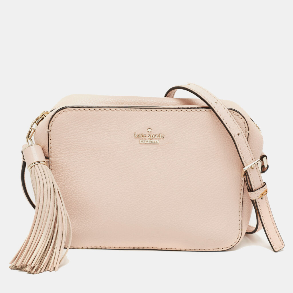 Kate Spade Pink Leather Kingston Drive Arla Crossbody Bag Kate Spade Pink Leather Kingston Drive Arla Crossbody Bag