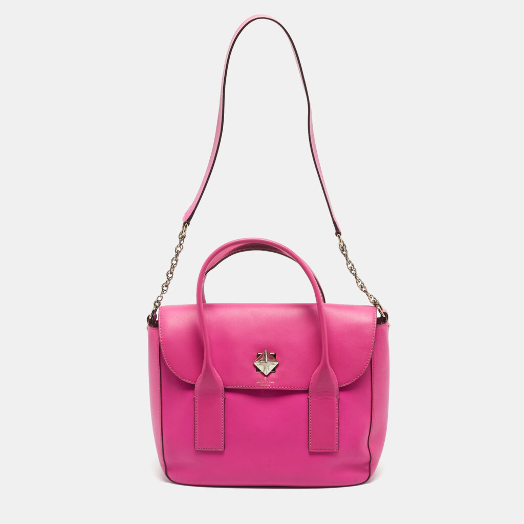 Kate Spade Fuchsia Leather New Bond Street Florence Satchel Kate Spade Fuchsia Leather New Bond Street Florence Satchel