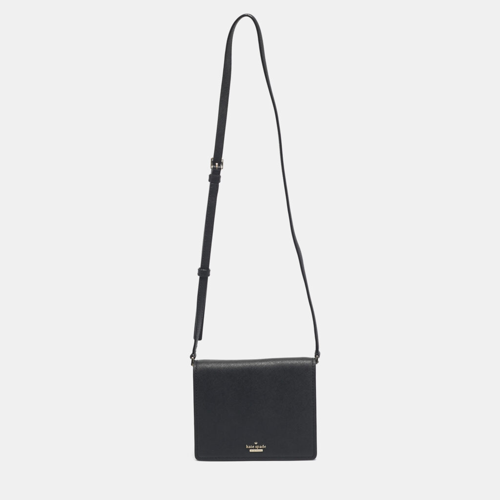 luxury-women-kate-spade-used-handbags-p1204349-002.jpg Kate Spade Black Leather Cameron Street Dody Crossbody Bag