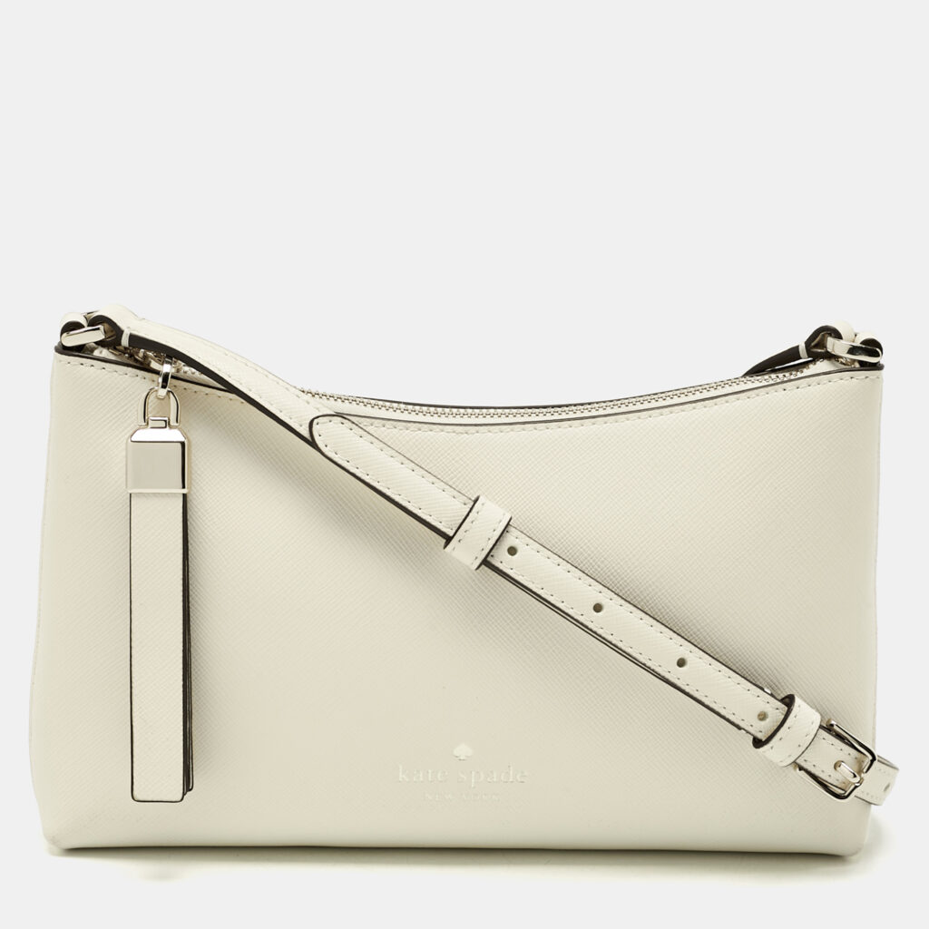 Kate Spade Off White Leather Sadie Crossbody Bag Kate Spade Off White Leather Sadie Crossbody Bag