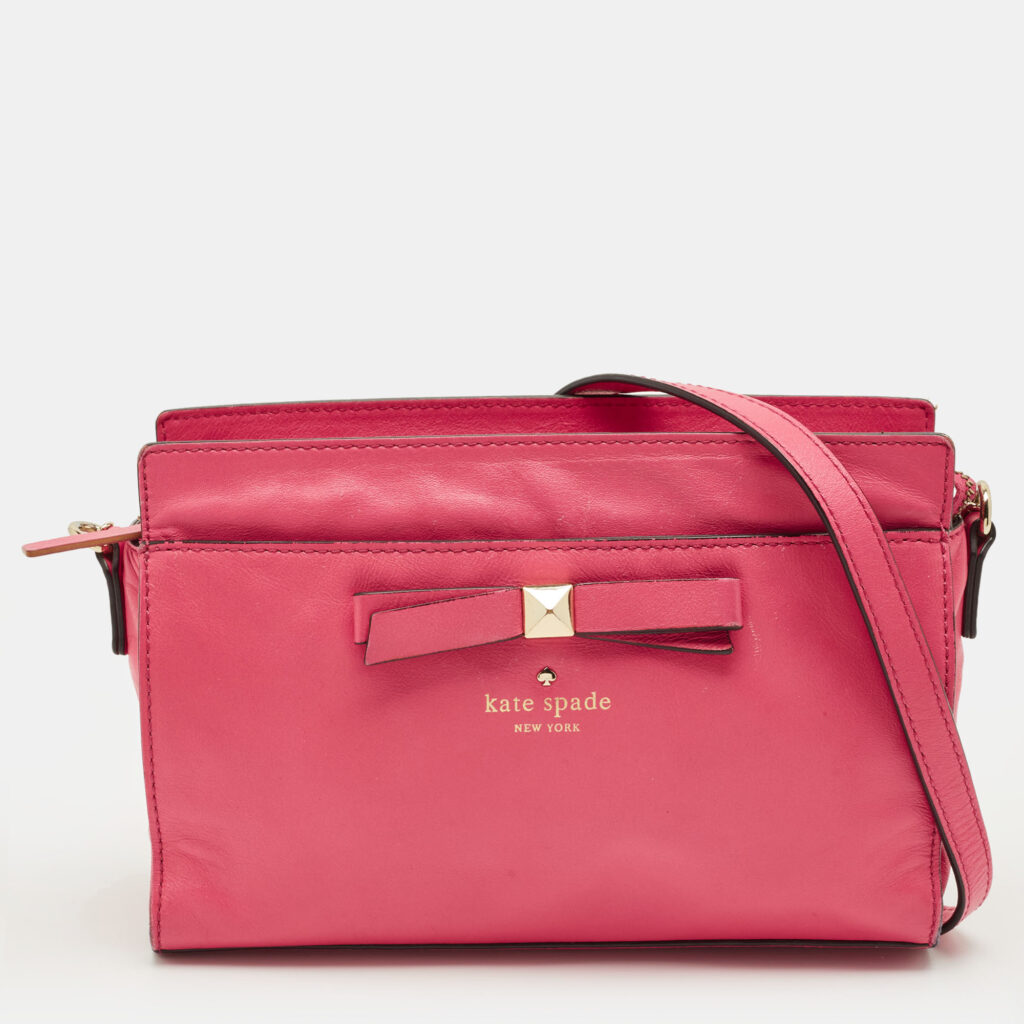 Kate Spade Beacon Court Angelica Fuchsia Leather Crossbody Bag Kate Spade Beacon Court Angelica Fuchsia Leather Crossbody Bag
