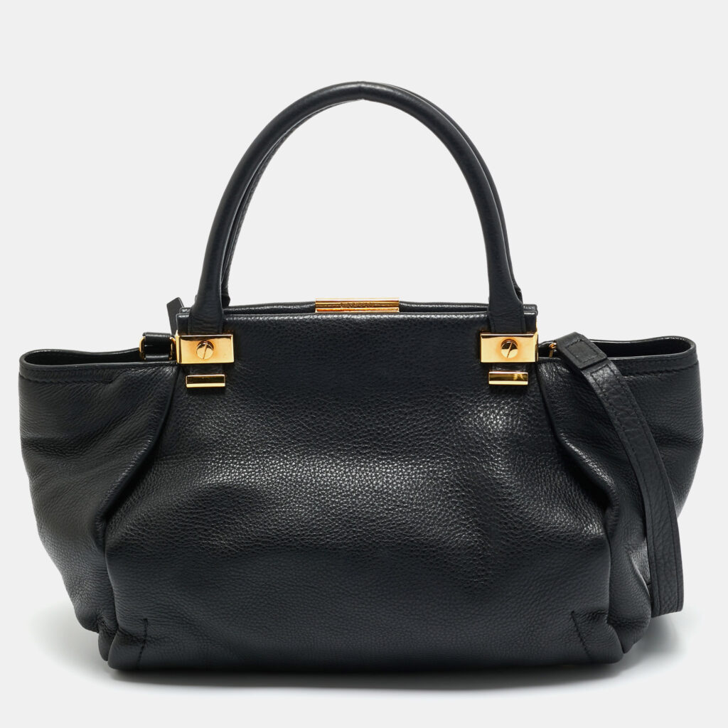 Lanvin Black Leather Trilogy Tote Lanvin Black Leather Trilogy Tote