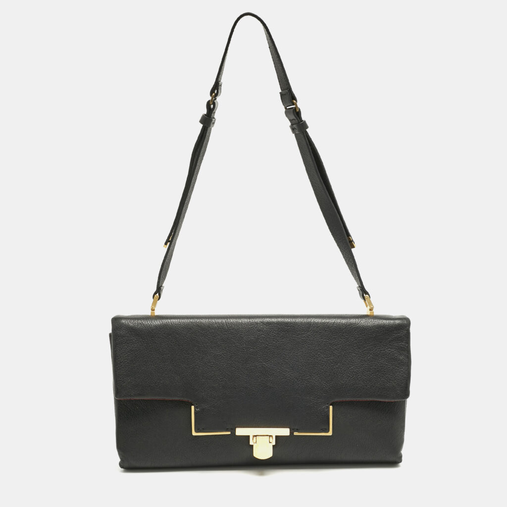 Lanvin Black Leather Miss Sartorial Shoulder Bag Lanvin Black Leather Miss Sartorial Shoulder Bag