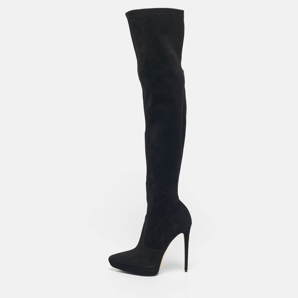 Le Silla Black Suede Over The Knee Boots Size 38 Le Silla Black Suede Over The Knee Boots Size 38