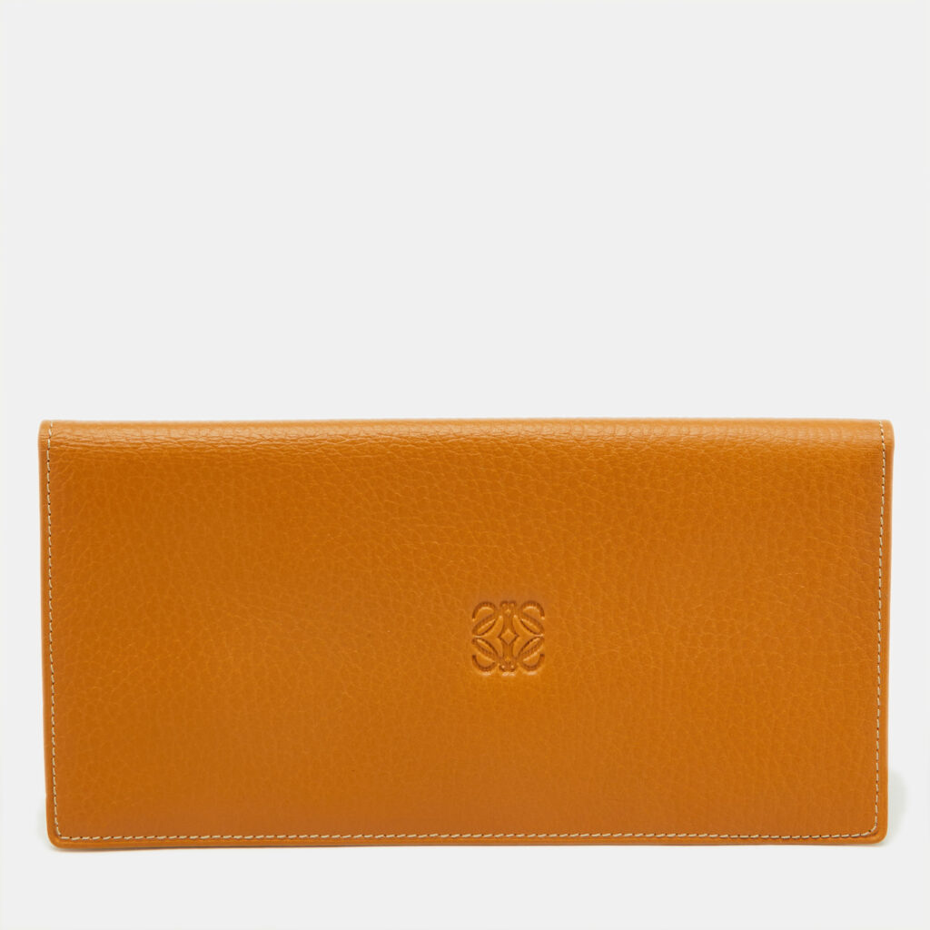 Loewe Brown Leather Anagram Long Wallet Loewe Brown Leather Anagram Long Wallet