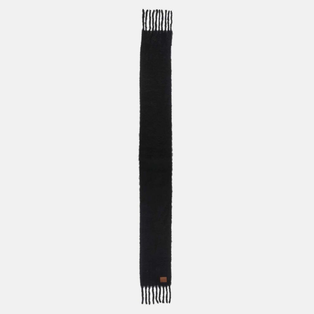 Loewe Wool Mohair Fringe Scarf Loewe Wool Mohair Fringe Scarf