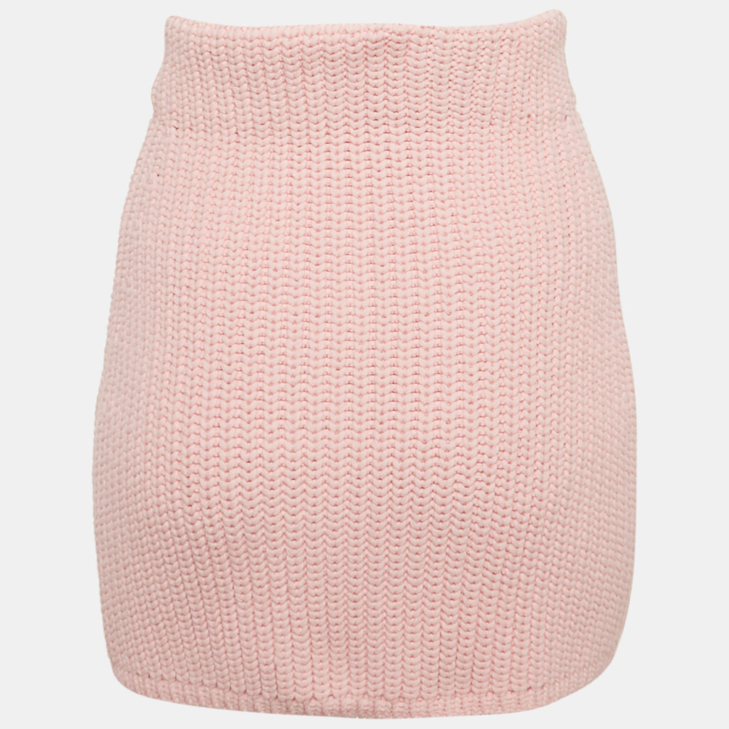 Loewe Pink Crochet Mini Skirt S Loewe Pink Crochet Mini Skirt S