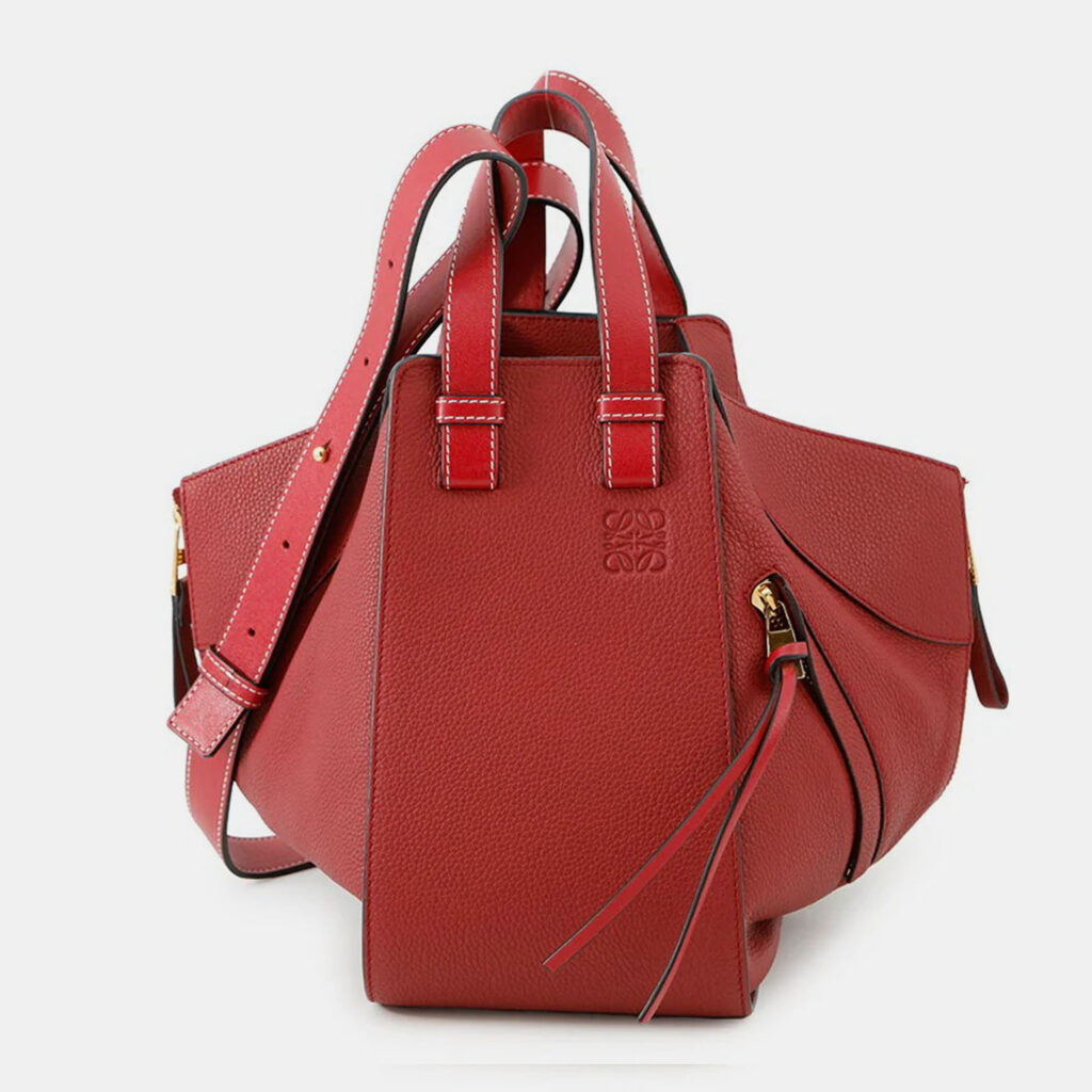 Loewe Hammock Red Leather Size Small