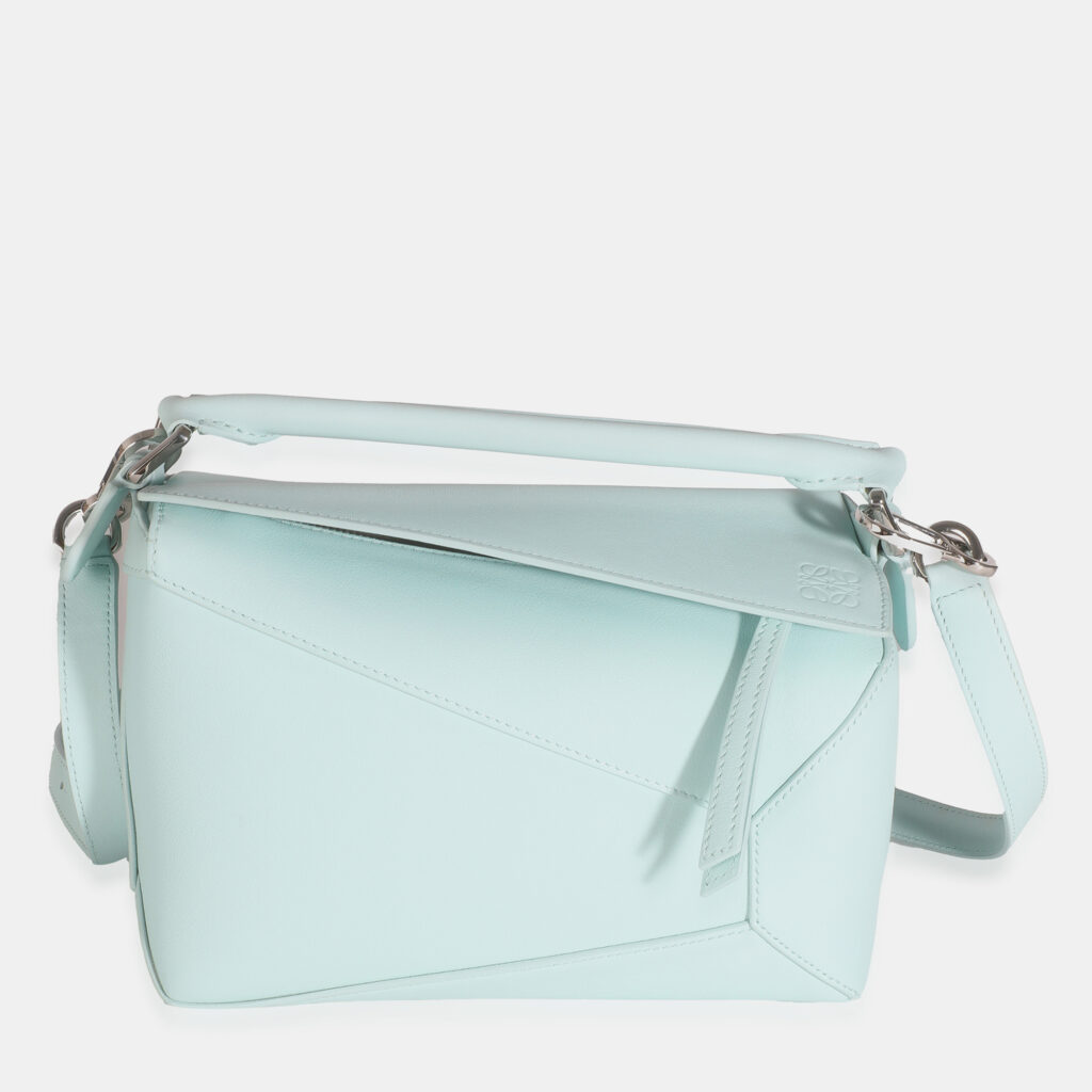 Loewe Blue Iceberg Classic Calfskin Small Puzzle Edge Bag Loewe Blue Iceberg Classic Calfskin Small Puzzle Edge Bag
