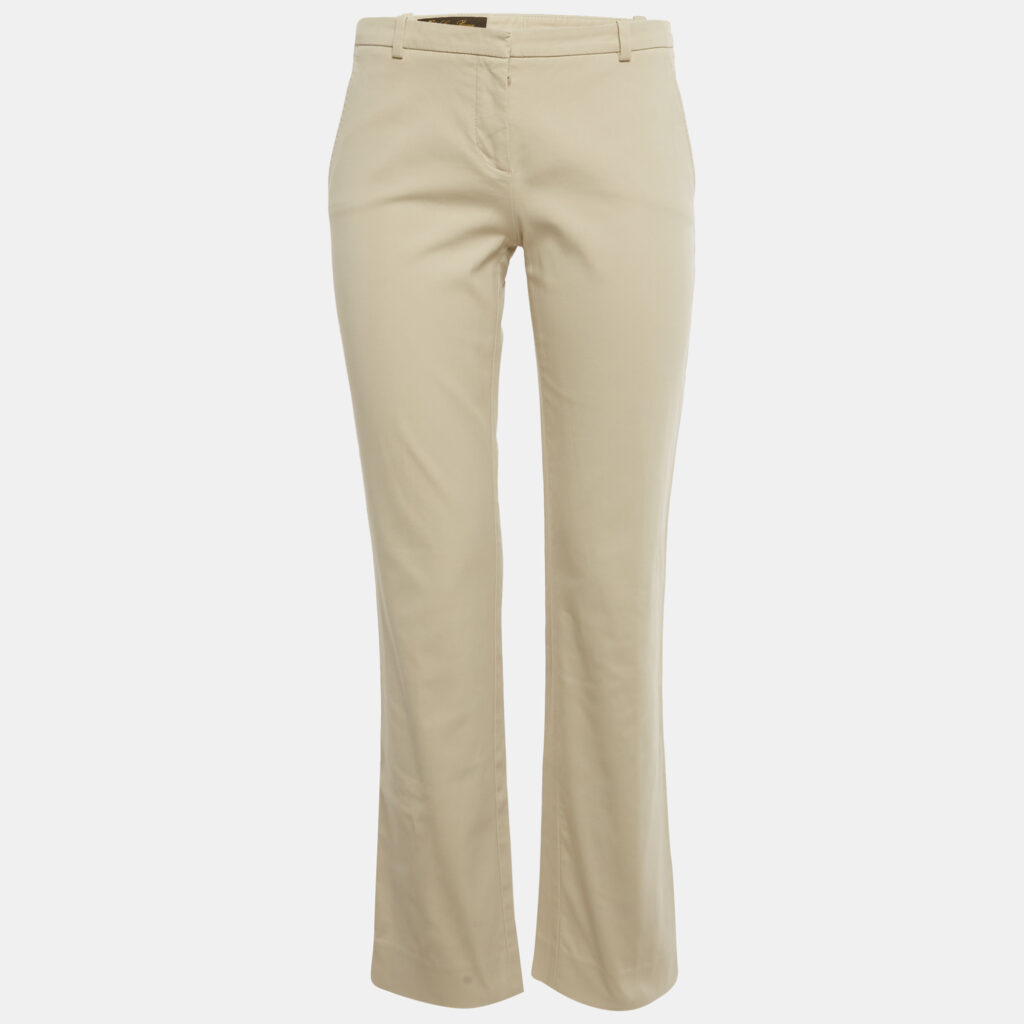 Loro Piana Beige Gabardine Formal Trousers S Loro Piana Beige Gabardine Formal Trousers S