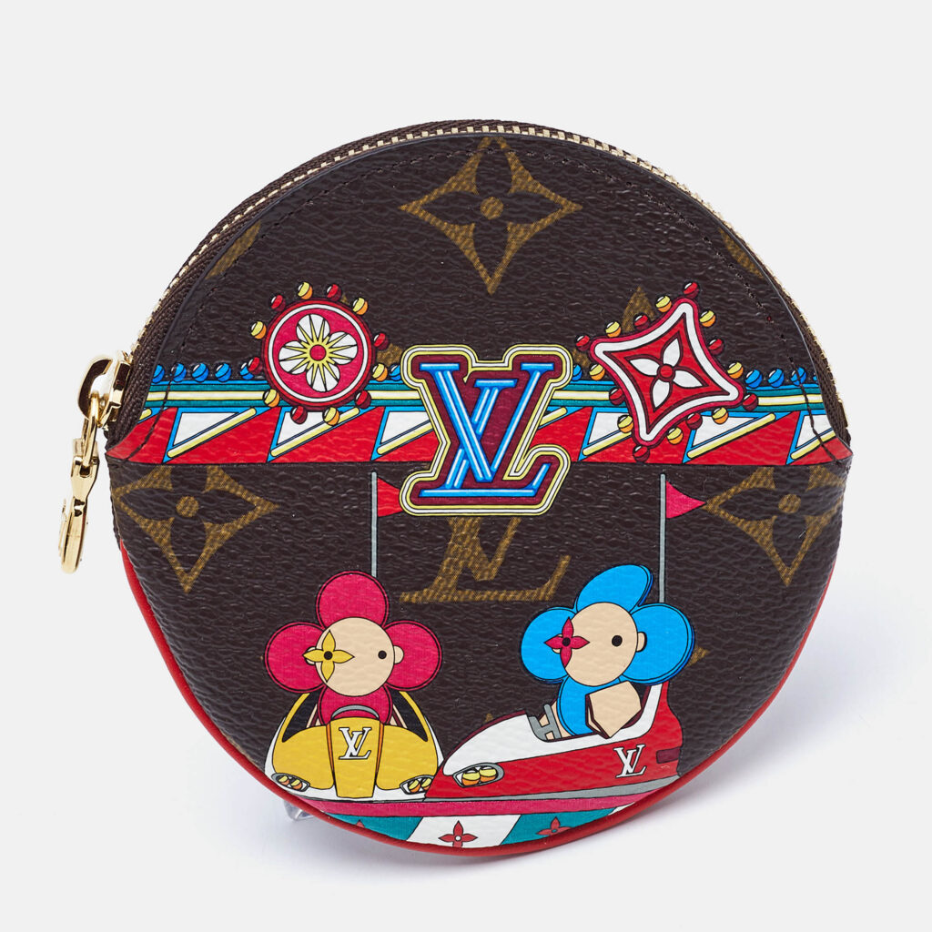 Louis Vuitton Monogram Canvas Christmas Animation Bumper Cars Coin Purse Louis Vuitton Monogram Canvas Christmas Animation Bumper Cars Coin Purse