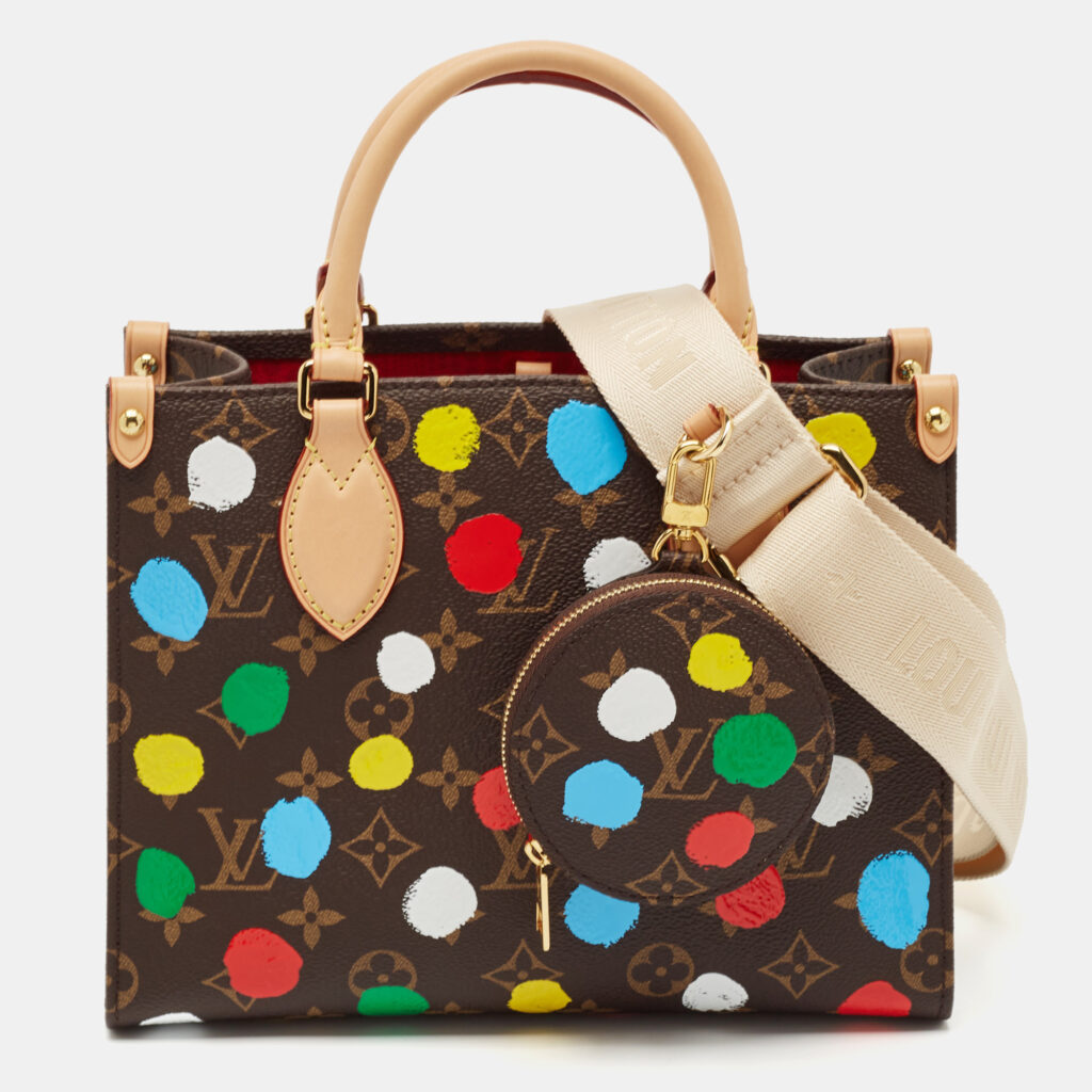 Louis Vuitton x Yayoi Kusama Painted Dots Monogram Canvas OnTheGo PM Bag Louis Vuitton x Yayoi Kusama Painted Dots Monogram Canvas OnTheGo PM Bag