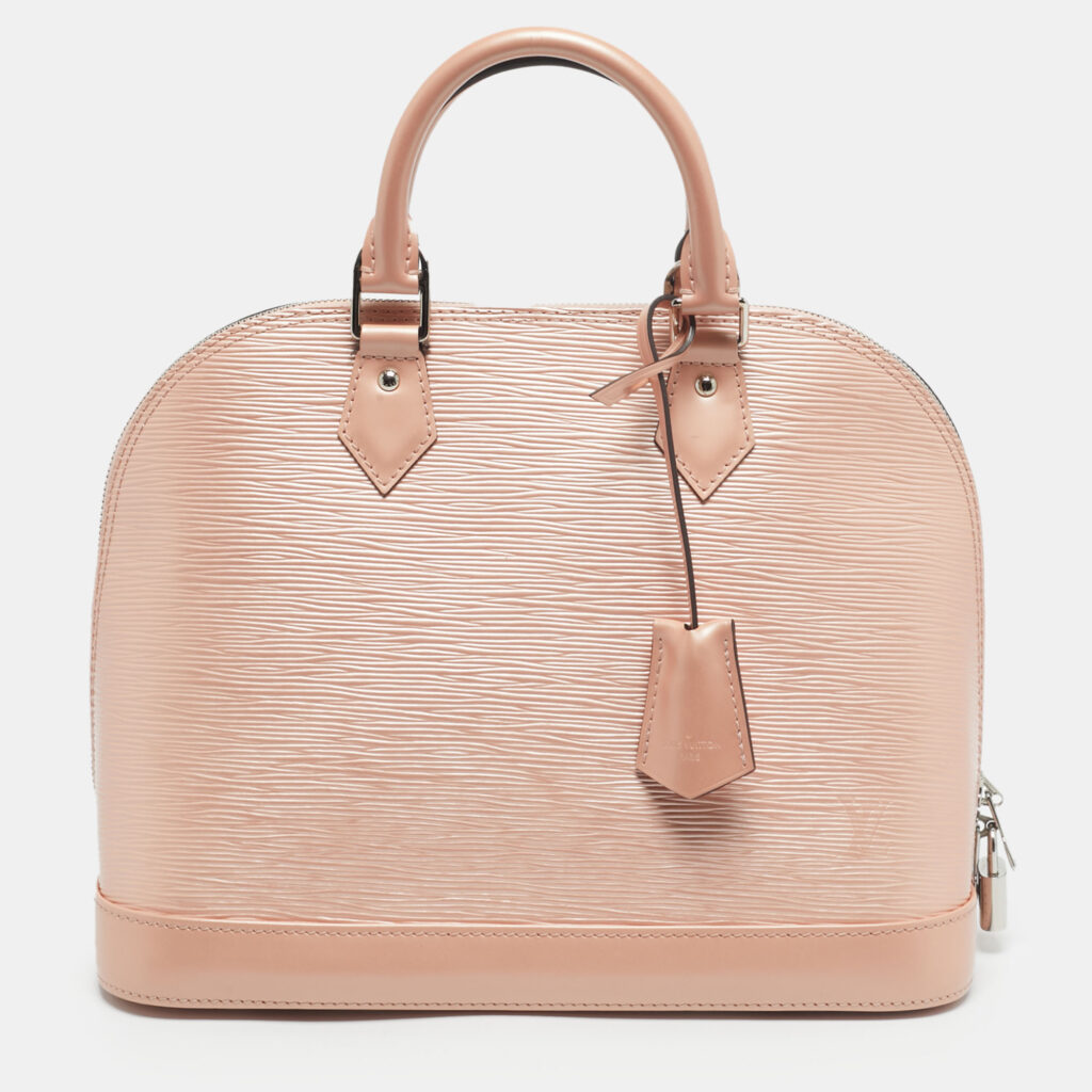Louis Vuitton Metallic Peach Epi Leather Alma PM Bag Louis Vuitton Metallic Peach Epi Leather Alma PM Bag