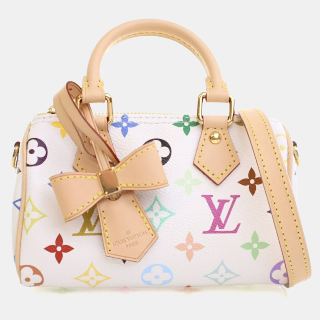 Louis Vuitton x Takashi Murakami Multicolor Monogram Nano Speedy